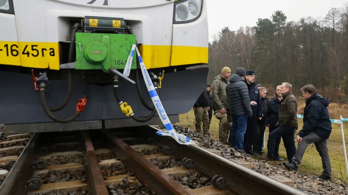 Polonya’da demir yolu hattına sabotaj: Patlayıcı madde infilak etti Polonya’da demir yolu hattına sabotaj: Patlayıcı madde infilak etti