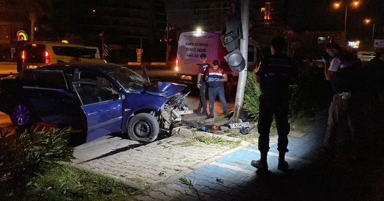 Alanya’da feci kaza: 1 ölü 3 yaralı