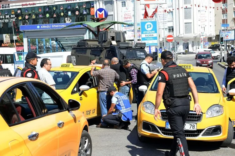 Son dakika: İstanbul’da taksi ve minibüs şoförlerine denetim
