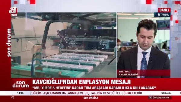 Son Dakika: TCMB Başkanı Şahap Kavcıoğlu'ndan önemli enflasyon açıklaması!