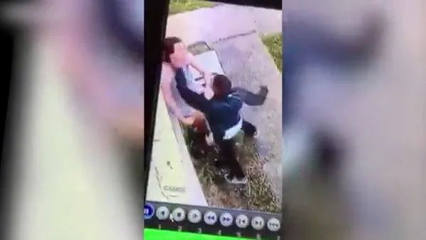Sokak ortasında yaşanan iğrenç olay güvenlik kamerasına böyle yansıdı