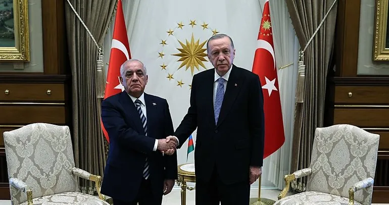 Başkan Erdoğan, Azerbaycan Başbakanı Asodov'u kabul etti: Türk Devletine Gazze çağrısı