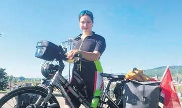 Depremzedeler için 2400 km pedal çevirdi bir ay sonra hedefine ulaştı