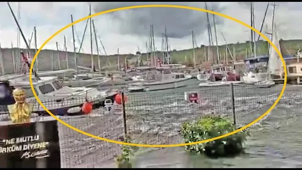 Son dakika! İzmir depremi sonrası oluşan tsunami dehşetinin en net görüntüleri ortaya çıktı | Video