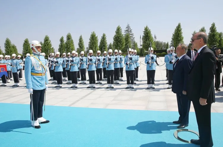 Kazakistan Cumhurbaşkanı Nursultan Nazarbayev Ankara’da