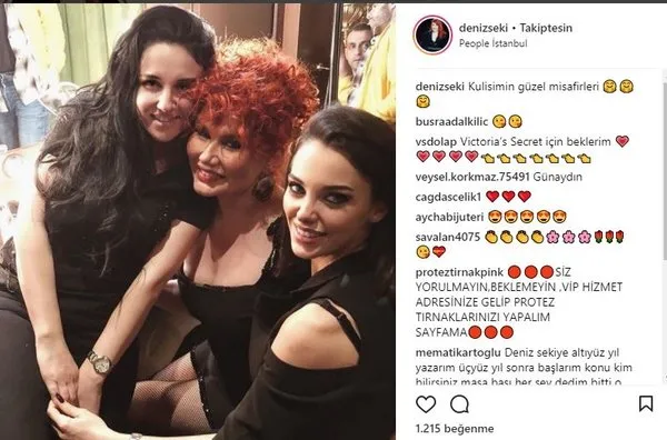 Ünlü isimlerin Instagram paylaşımları (11.04.2018)(Esra Erol)