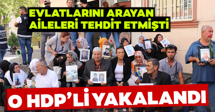 HDP önünde oturma eylemi yapan aileyi tehdit eden şüpheli yakalandı