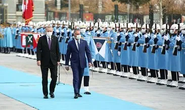 Son dakika | Irak Başbakanı Ankara’da! Başkan Erdoğan resmi törenle karşıladı