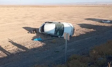 Konya’da otomobil takla attı: 6 yaralı! 