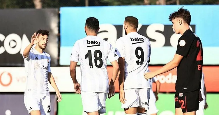 Beşiktaş, hazırlık maçında Fatih Karagümrük’ü 2-0 mağlup etti