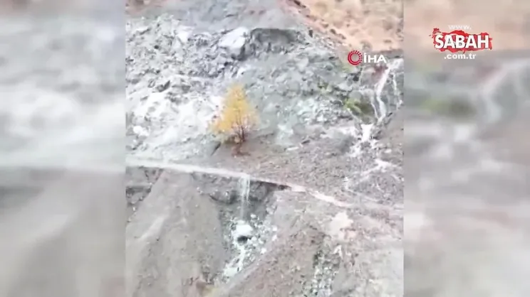 Heyelan nedeniyle kapanan köy yollarının açma çalışmaları sürüyor