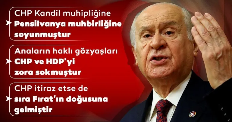 MHP Genel Başkanı Devlet Bahçeli CHP ve İmamoğlu’nu eleştirdi