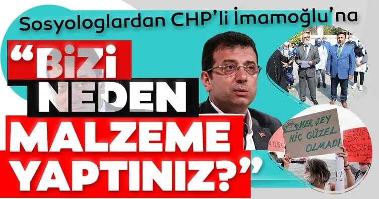 CHP’li İmamoğlu’nu bu kez de sosyologlar protesto etti