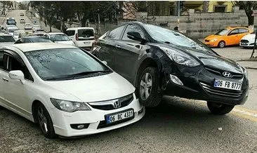 ankara da araba arabanin ustune cikti
