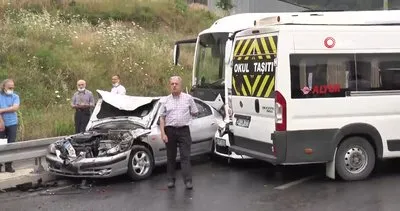 İstanbul Maltepe’de 5 aracın karıştığı zincirleme trafik kazası: 2 yaralı