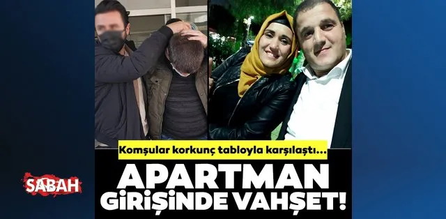son dakika samsun da kan donduran cinayet esini apartman girisinde son dakika haberler