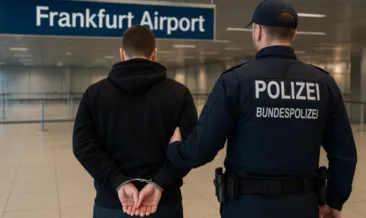 Aranan katil havaalanında yakalandı