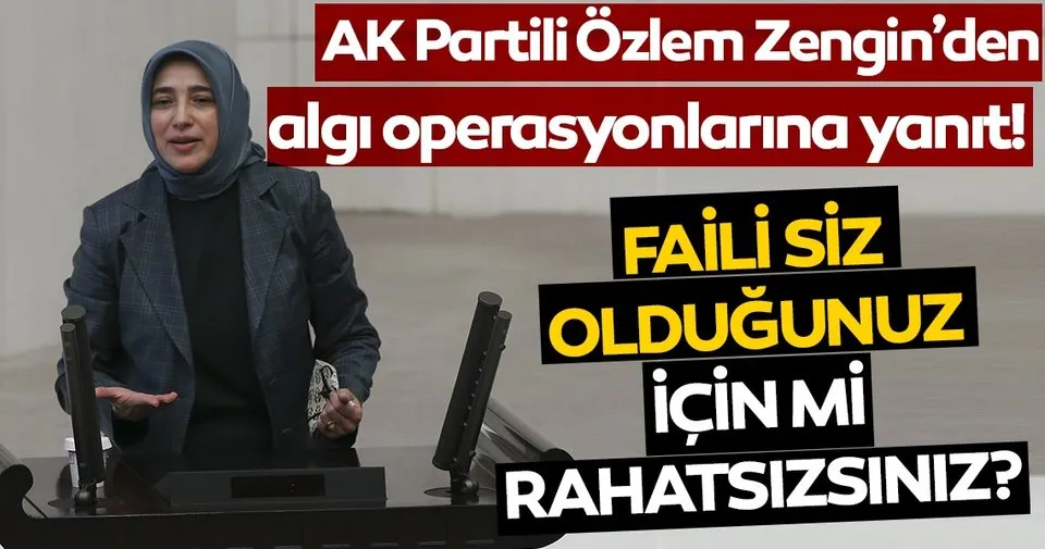 AK Partili Zengin'den algı operasyonuna cevap: Gerçek niye batıyor, fail siz olduğunuz için mi?