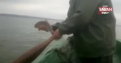 Terkos Gölü’nde kaçak avcılara operasyon kamerada
