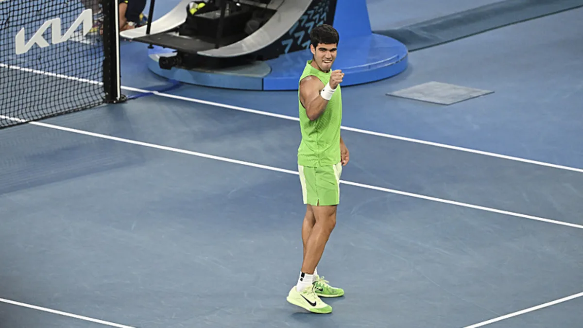 Avustralya Açık’ta tek erkeklerde ilk finalist Alcaraz! Avustralya Açık’ta tek erkeklerde ilk finalist Alcaraz!