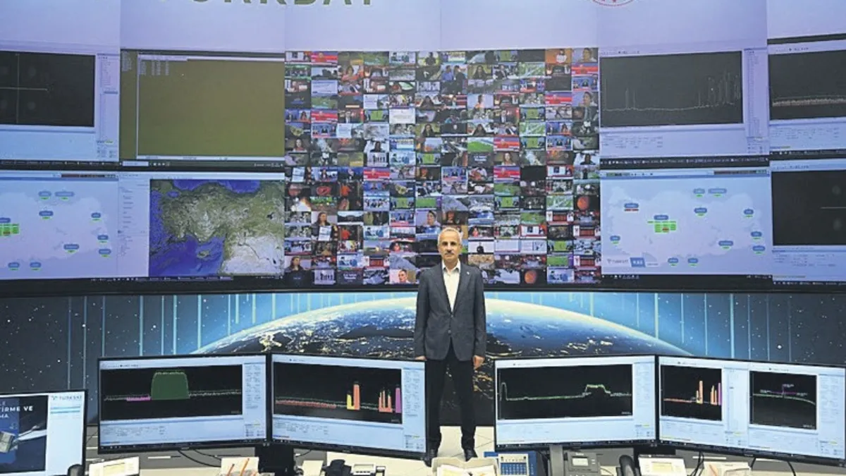 TÜRKSAT Gölbaşı Veri Merkezi'nin temelinin atılacağına dair görsel.