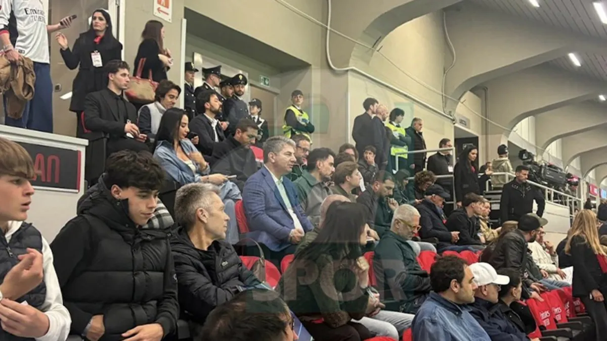 Hakan Safi, Milan – Atalanta maçını izledi!