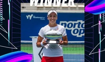 Milli tenisçi Pemra Özgen, Portekiz’de şampiyon oldu