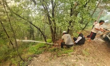 Karabük’deki orman yangını nedeniyle bazı yerleşim yerleri tedbir amaçlı boşaltıldı #karabuk