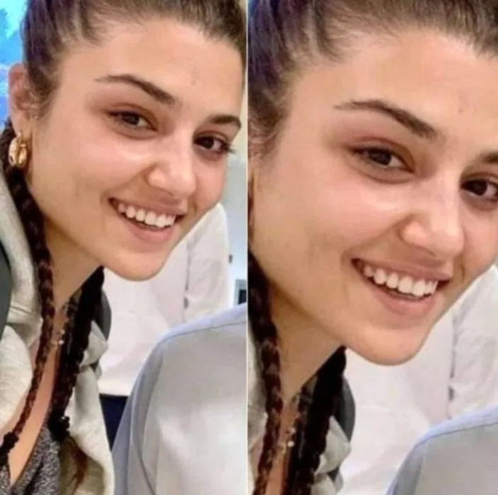 Hande Erçel�in makyajsız hali olay oldu Magazin Haberleri