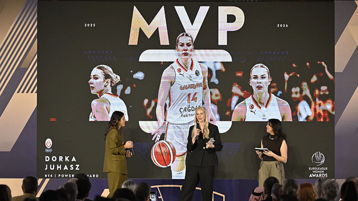 Kadınlar EuroLeague'de sezonun MVP'si Galatasaray’dan Juhasz!
