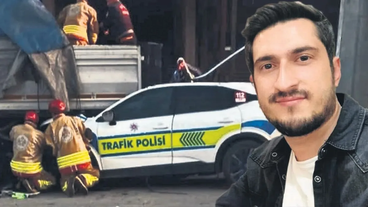 Trafik kazasına bir şehit verdik Trafik kazasına bir şehit verdik