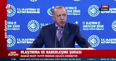Başkan Erdoğan’dan Ulaştırma ve Haberleşme Şurası’nda önemli açıklamalar | Video