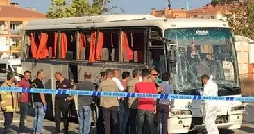 İzmir’de servis aracı geçişi sırasında patlama