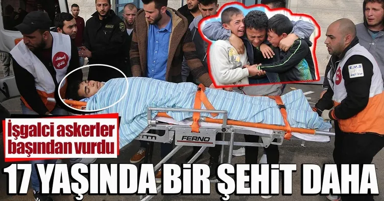 Ramallah’ta 17 yaşındaki bir Filistinli şehit oldu