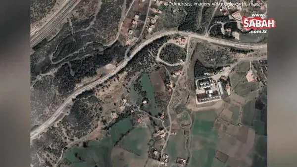 Depremin öncesi ve sonrası! 4 metrelik levha kayması uydudan böyle görüntülendi | Video