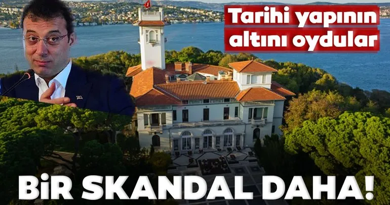 İBB Hidiv Kasrı’nın altını oydu!