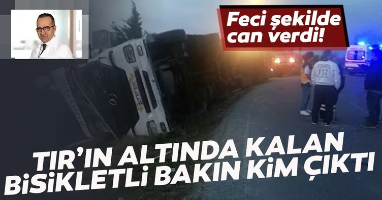 Arnavutköy’de TIR’ın altında kalan doktor hayatını kaybetti