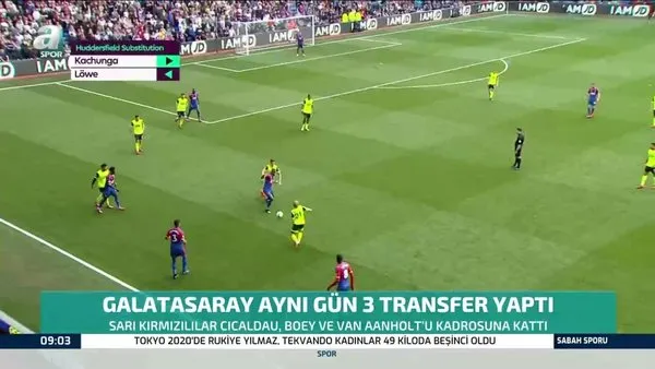 Galatasaray aynı gün 3 transfer birden yaptı | Video