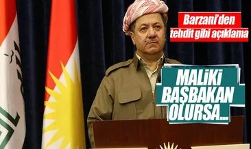 Barzani: Maliki Başbakan olursa Kürdüstan’ı ilan ederiz