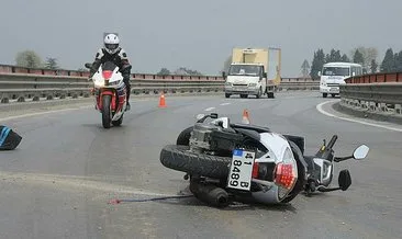 TIR’ın çarptığı motosikletin sürücüsü öldü