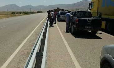 Bomba bulunan sınır kapısı yolu ulaşıma kapatıldı