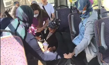 Minibüs ambulansa dönüştü, hastalanan yolcu hastaneye yetiştirildi #edirne