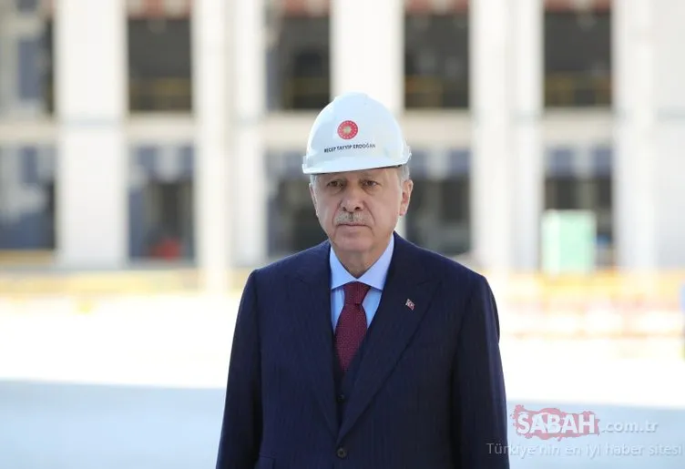 Başkan Erdoğan, Yargıtay Başkanlığı yeni hizmet binasını inceledi