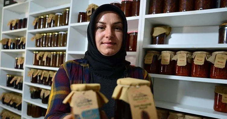 Kadın girişimci köyde kurduğu markayı dünyaya tanıtmak istiyor
