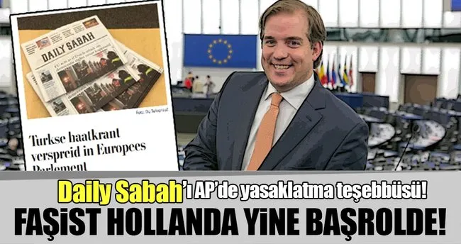 Hollanda’dan Daily Sabah’ı AP’de yasaklatma teşebbüsü
