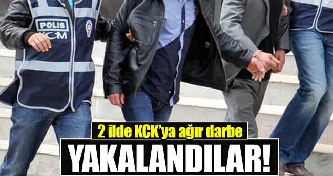 KCK’nın iki üst düzey sorumlusu yakalandı!