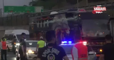 Galatasaray, Trabzonspor maçı için stada geldi | Video