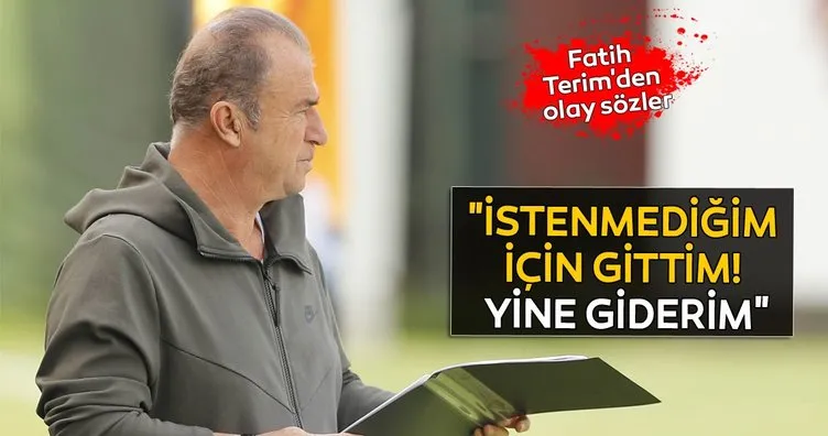 Fatih Terim: Galatasaray Florya’dan idare edilmez