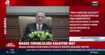 SON DAKİKA: Başkan Erdoğan kabine toplantısının ardından açıkladı! Kapalı alanda maske zorunluluğu kalktı ama... | Video