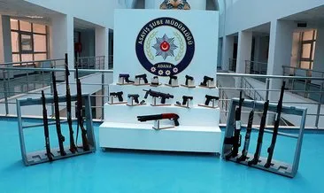 Adana’da şok baskınlarda 104 şüpheli yakalandı, çok sayıda ruhsatsız silah ele geçirildi